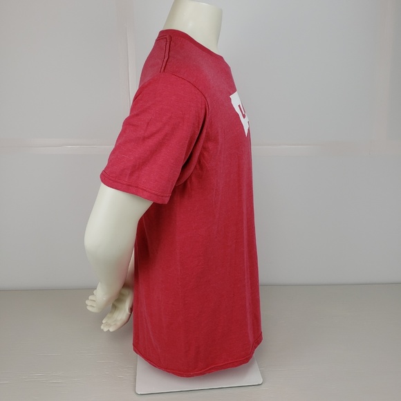 Levis Short Sleeve Graphic Tee Men's L T-shirt Red - Picture 5 of 6